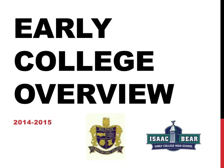 early college overview