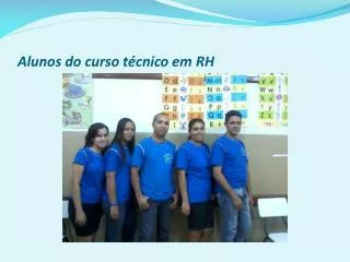 a lunos do curso t cnico em rh