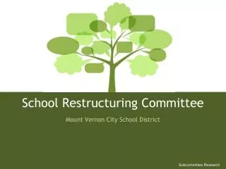 School Restructuring Committee