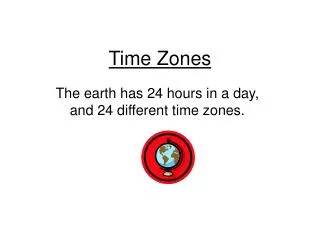 Time Zones