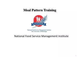 Meal Pattern Training