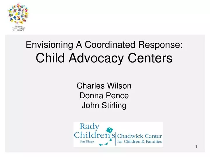 envisioning a coordinated response child advocacy centers charles wilson donna pence john stirling