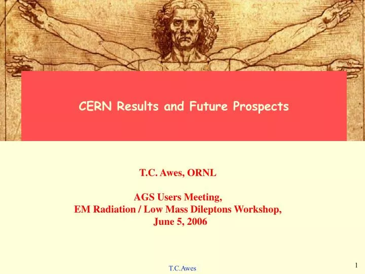 cern results and future prospects