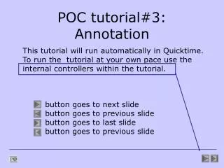 POC tutorial#3: Annotation