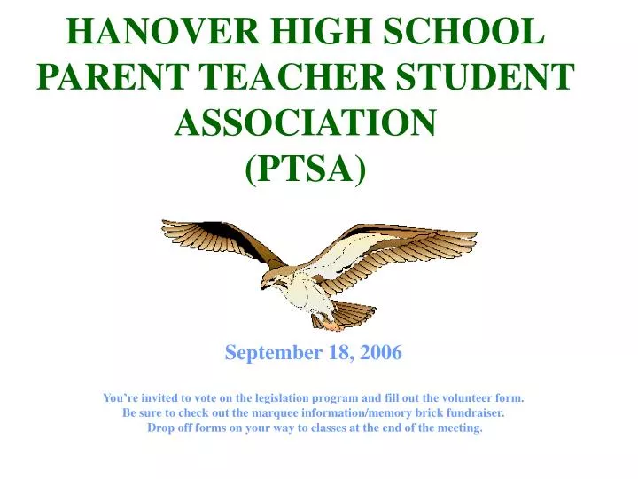 hanover high school parent teacher student association ptsa