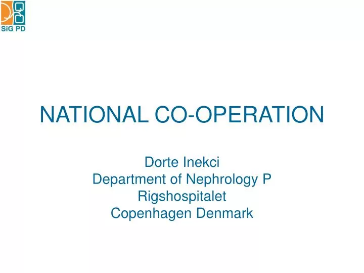 national co operation