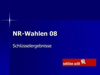 nr wahlen 08