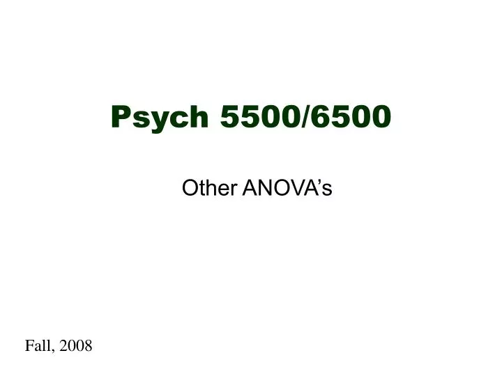 psych 5500 6500