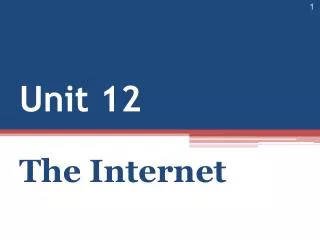 Unit 12