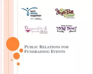 Public Relations for Fundraising Events