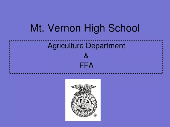 mt vernon high school