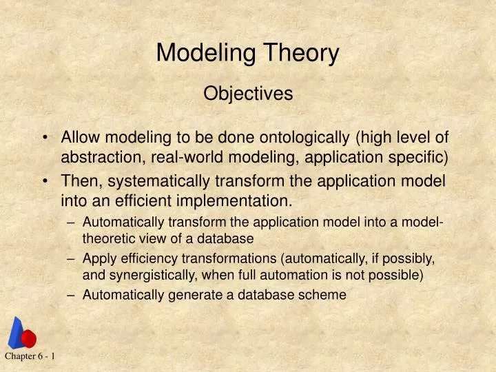 modeling theory