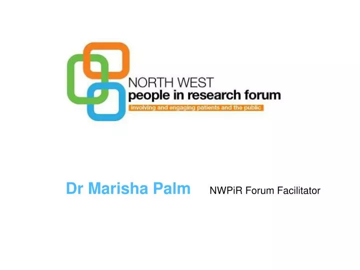 dr marisha palm nwpir forum facilitator