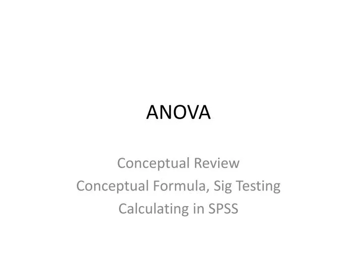 anova