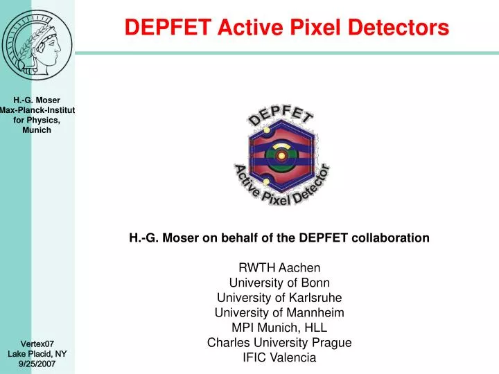 depfet active pixel detectors
