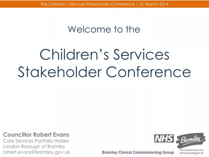children s services stakeholder conference
