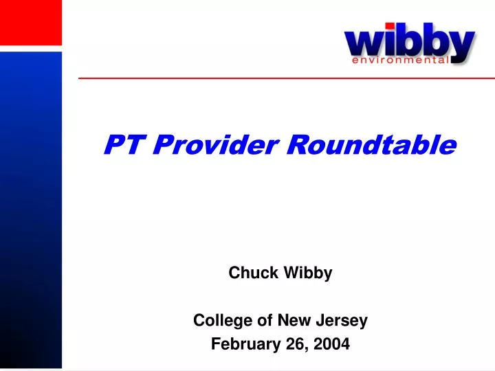 pt provider roundtable