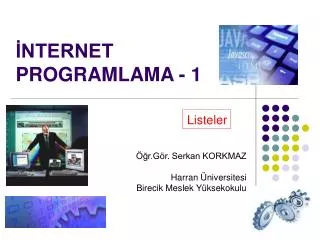 nternet programlama 1