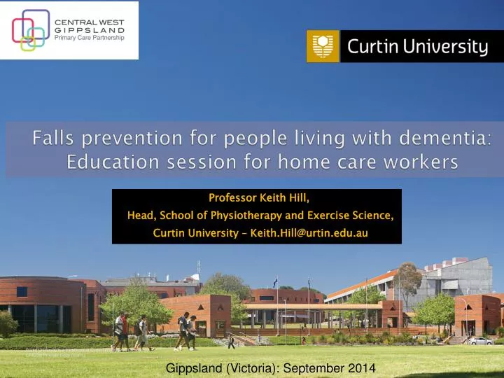 falls prevention for people living with dementia education session for home care workers
