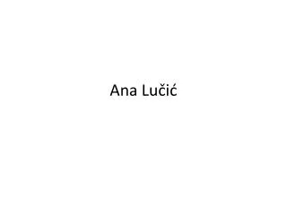 ana lu i