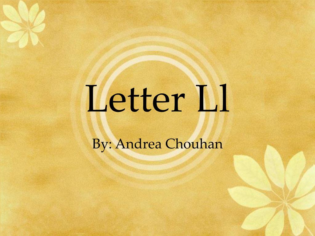 PPT - Letter Ll PowerPoint Presentation, free download - ID:6539914