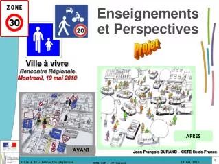 enseignements et perspectives