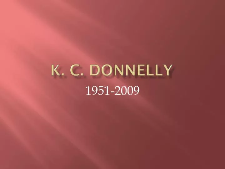 k c donnelly