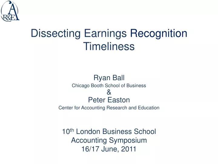 dissecting earnings recognition timeliness