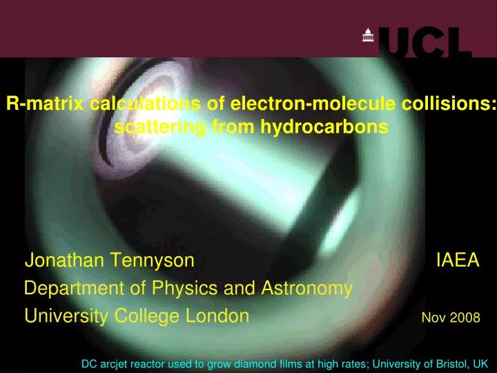 r matrix calculations of electron molecule collisions scattering from hydrocarbons