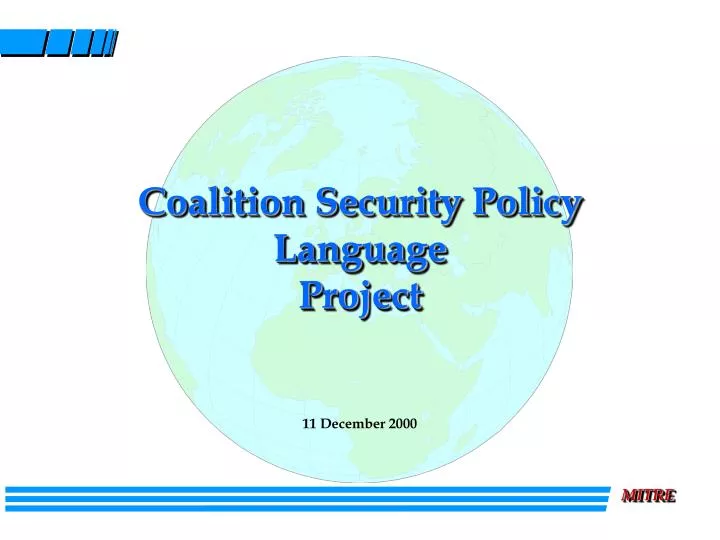coalition security policy language project