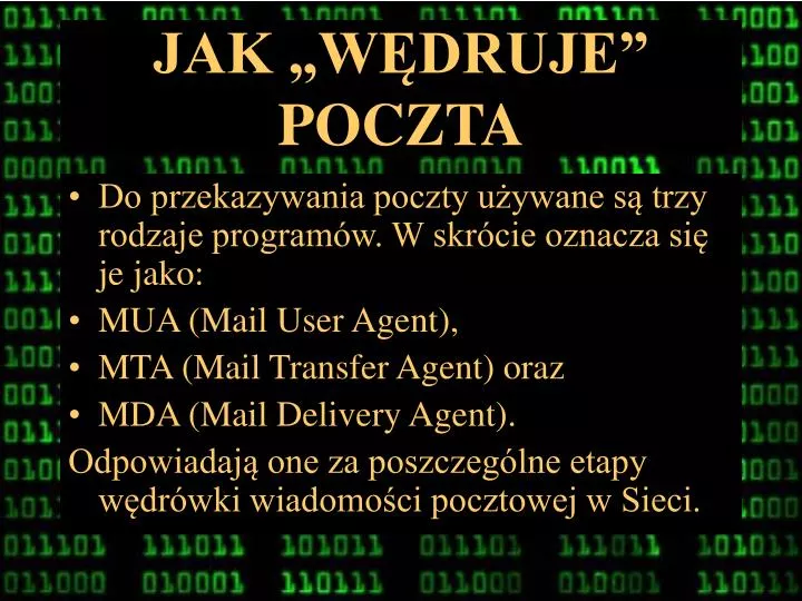 jak w druje poczta