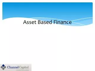 Asset Based Finance Case Studies 1