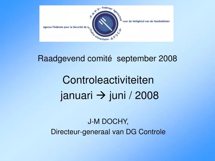 raadgevend comit september 2008