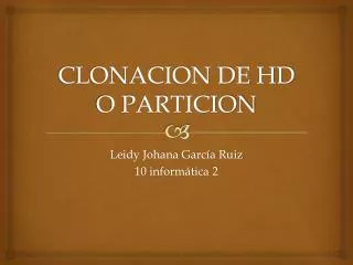 clonacion de hd o particion