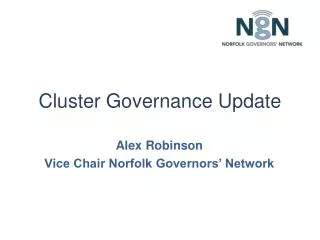 Cluster Governance Update