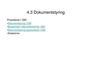 4 3 dokumentstyring