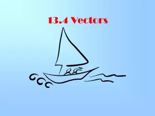 13.4 Vectors