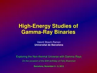 High-Energy Studies of Gamma-Ray Binaries