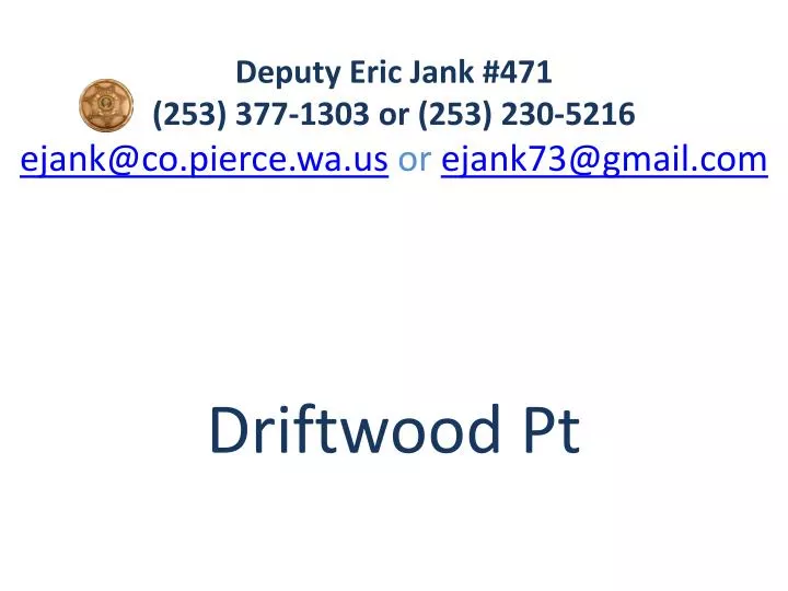 driftwood pt security