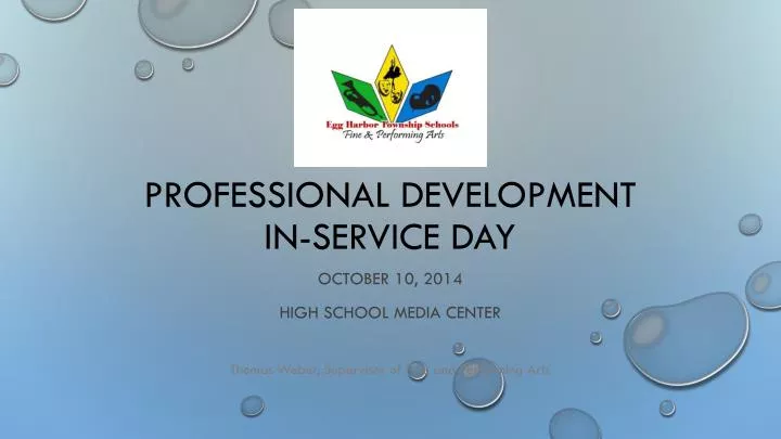 professional development in service day