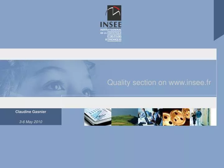 quality section on www insee fr