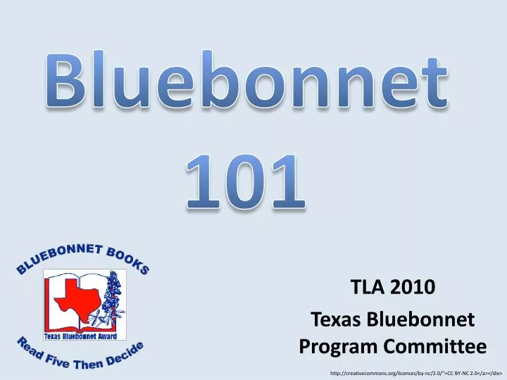 tla 2010 texas bluebonnet program committee
