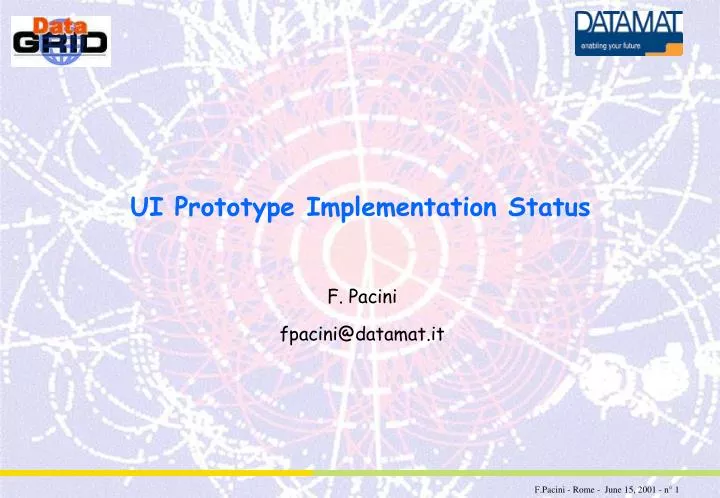 ui prototype implementation status