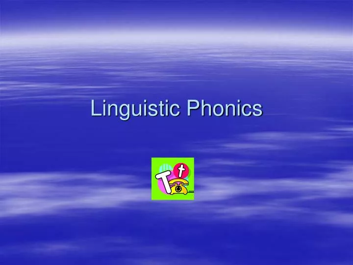 linguistic phonics