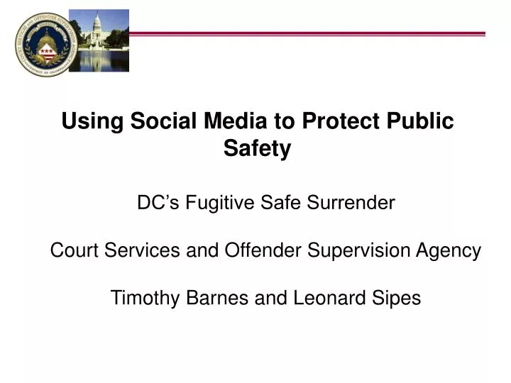 using social media to protect public safety