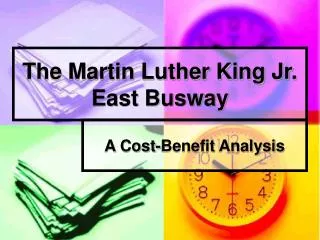 The Martin Luther King Jr. East Busway