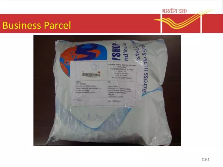 business parcel