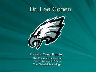 Dr. Lee Cohen