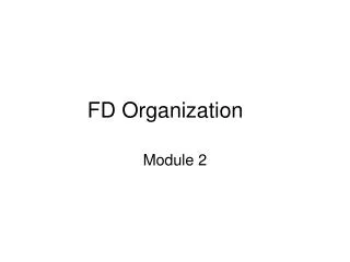 FD Organization