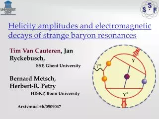 Helicity amplitudes and electromagnetic decays of strange baryon resonances